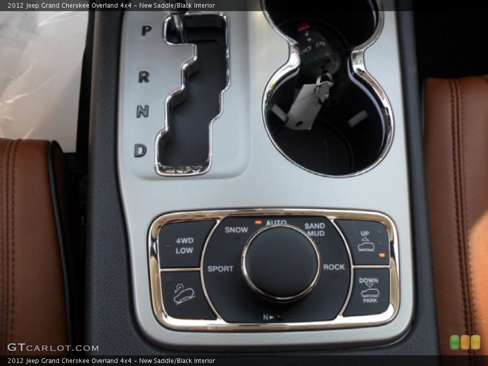 New Saddle/Black Interior Controls for the 2012 Jeep Grand Cherokee Overland 4x4 #55397043
