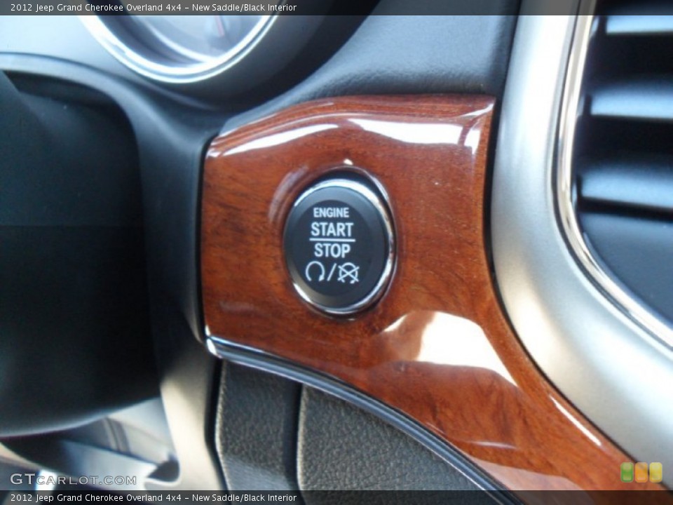 New Saddle/Black Interior Controls for the 2012 Jeep Grand Cherokee Overland 4x4 #55397072
