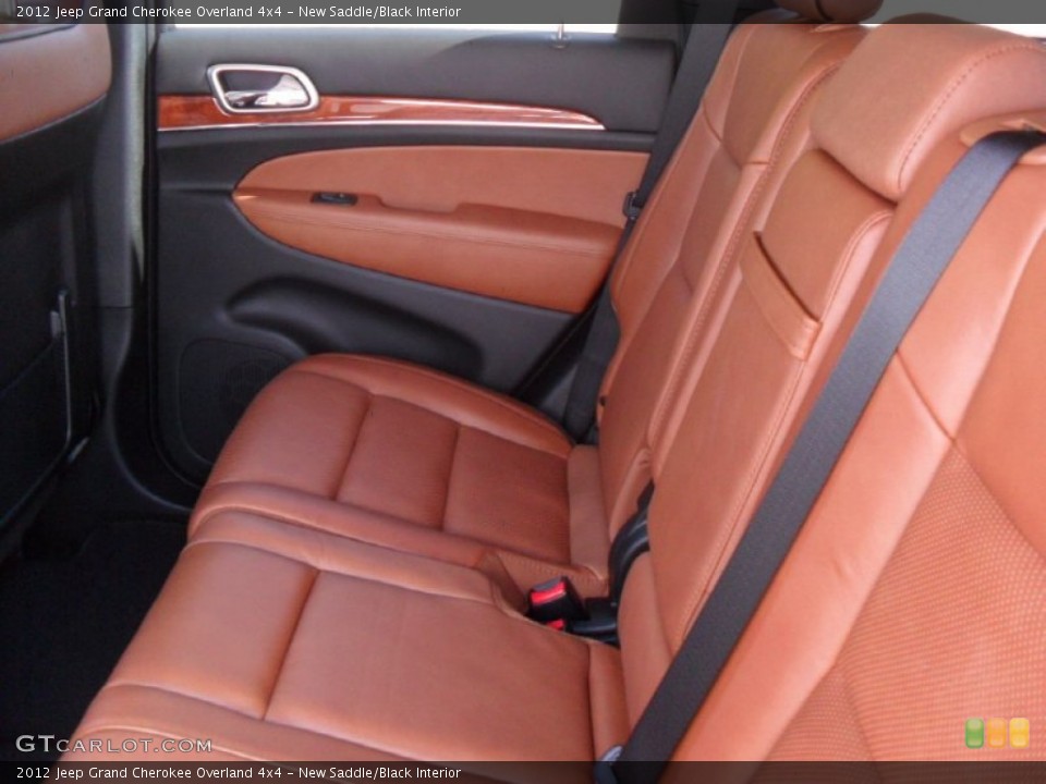 New Saddle/Black Interior Photo for the 2012 Jeep Grand Cherokee Overland 4x4 #55397100