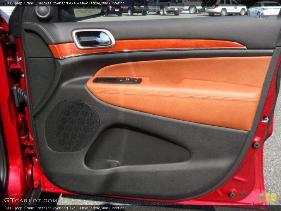New Saddle/Black Interior Door Panel for the 2012 Jeep Grand Cherokee Overland 4x4 #55397169