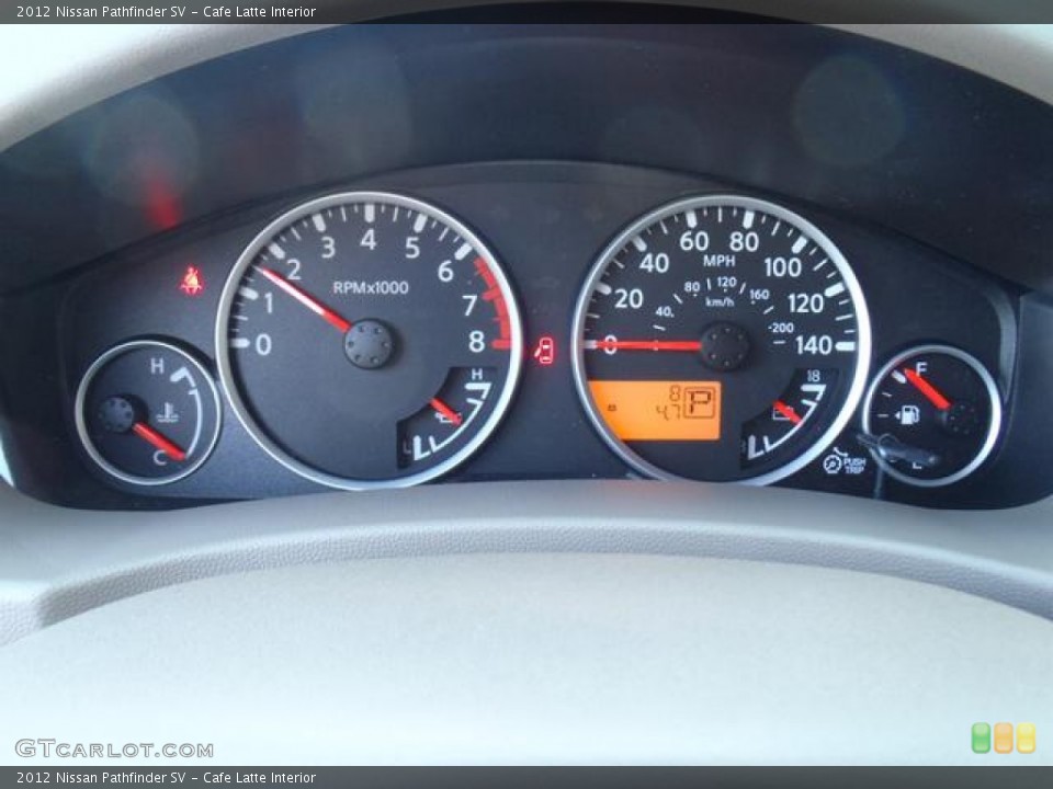 Cafe Latte Interior Gauges for the 2012 Nissan Pathfinder SV #55397355