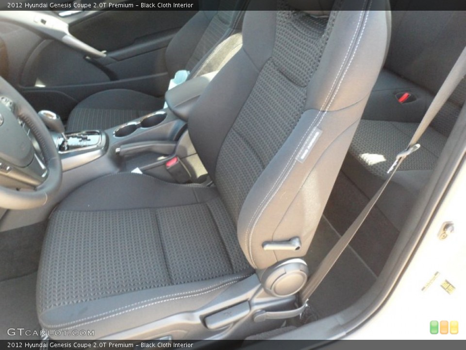 Black Cloth Interior Photo for the 2012 Hyundai Genesis Coupe 2.0T Premium #55398249