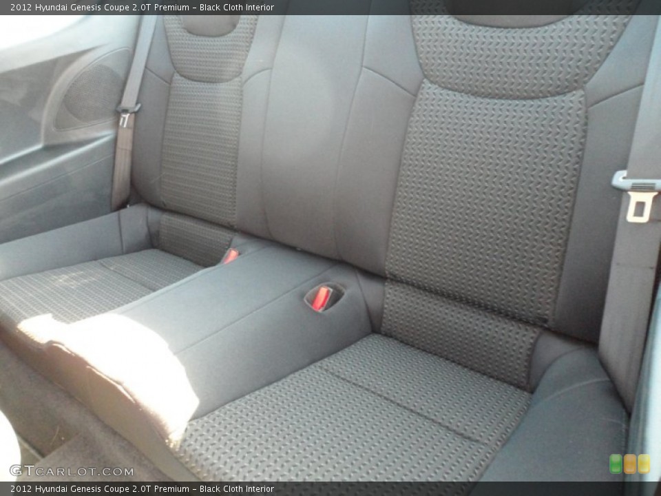 Black Cloth Interior Photo for the 2012 Hyundai Genesis Coupe 2.0T Premium #55398255