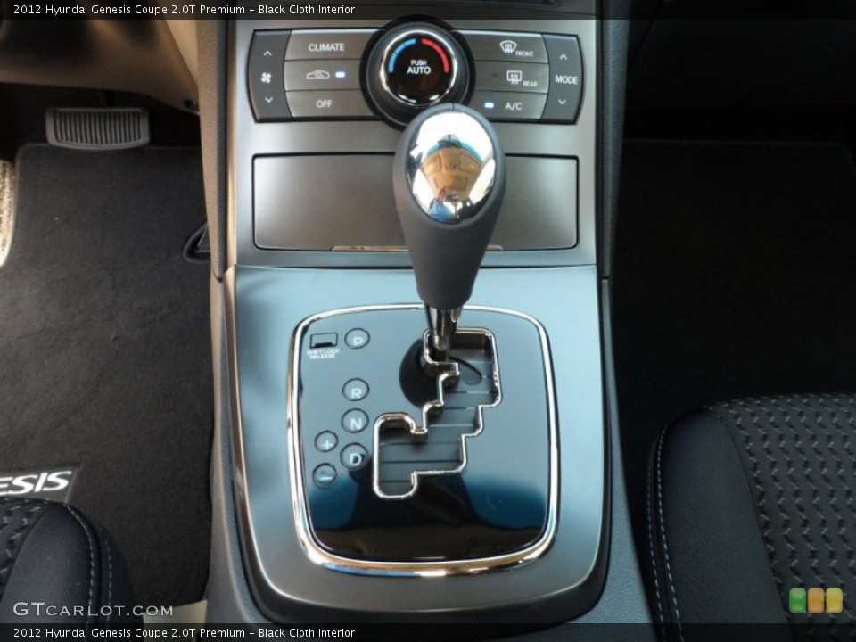 Black Cloth Interior Transmission for the 2012 Hyundai Genesis Coupe 2.0T Premium #55398291
