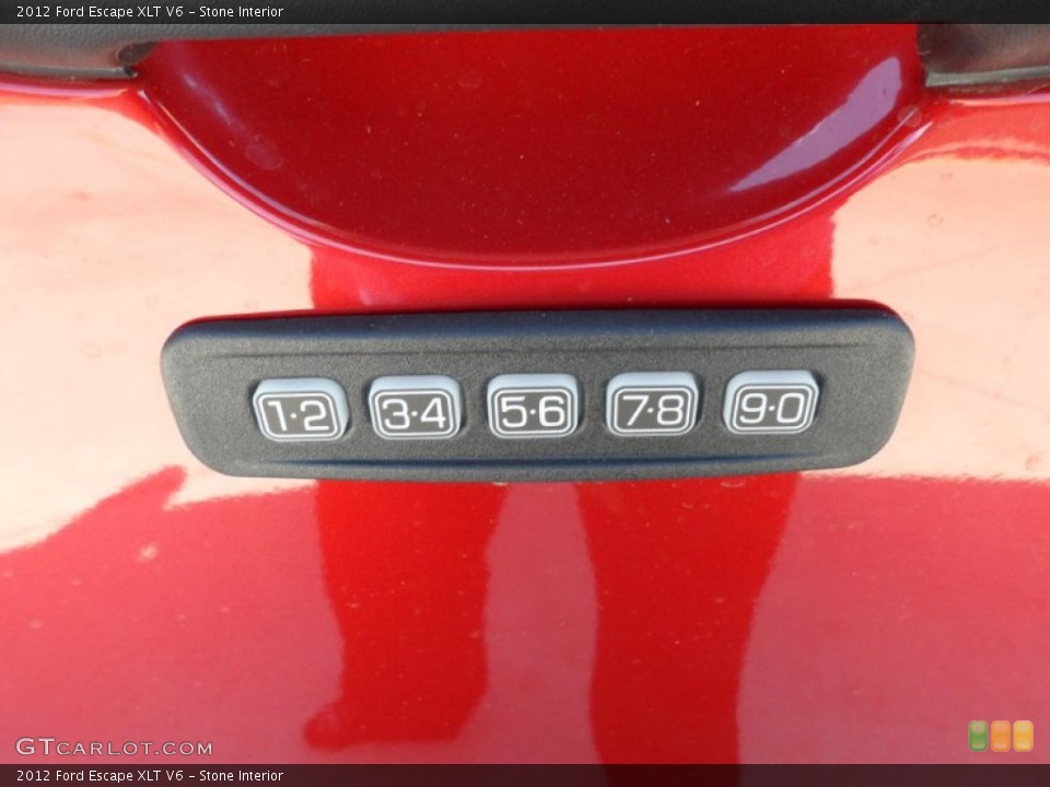 Stone Interior Controls for the 2012 Ford Escape XLT V6 #55399260