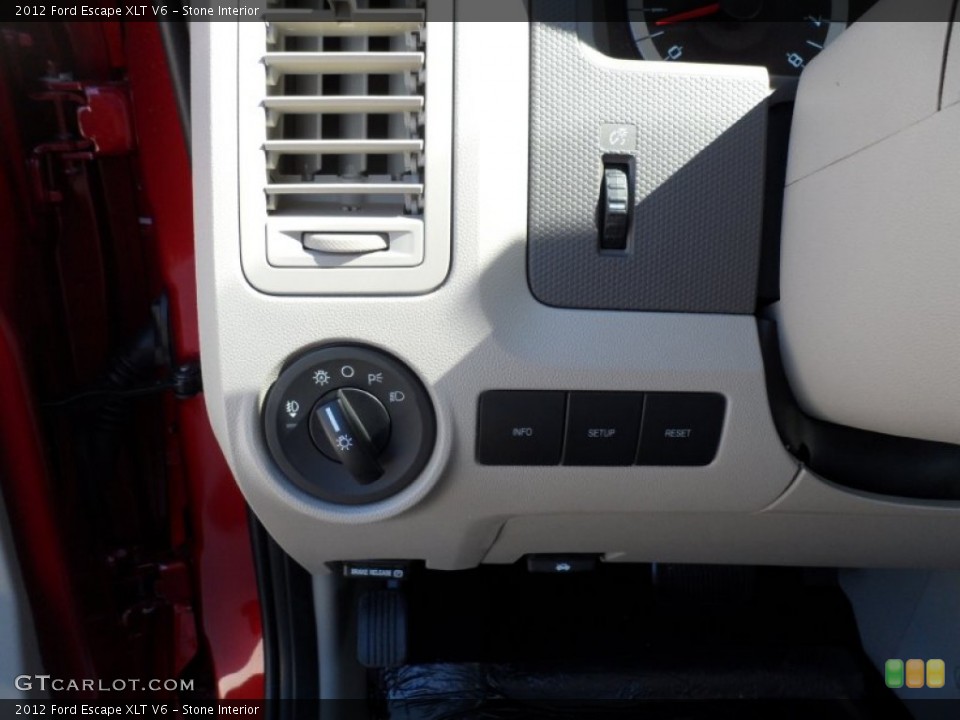 Stone Interior Controls for the 2012 Ford Escape XLT V6 #55399410