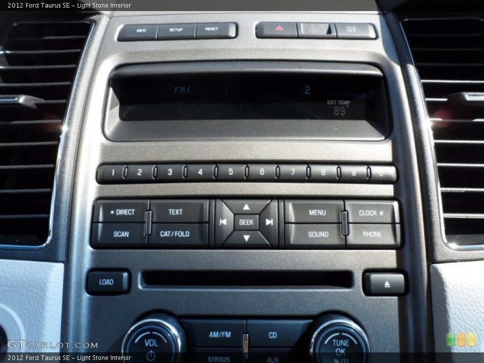 Light Stone Interior Controls for the 2012 Ford Taurus SE #55400295