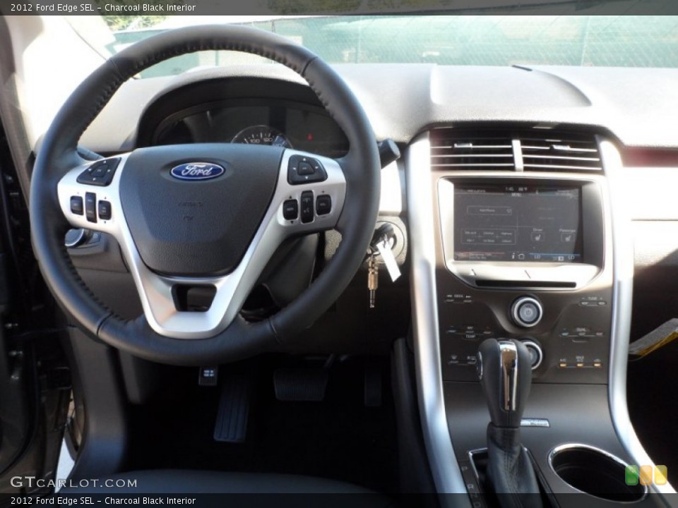 Charcoal Black Interior Dashboard for the 2012 Ford Edge SEL #55400454