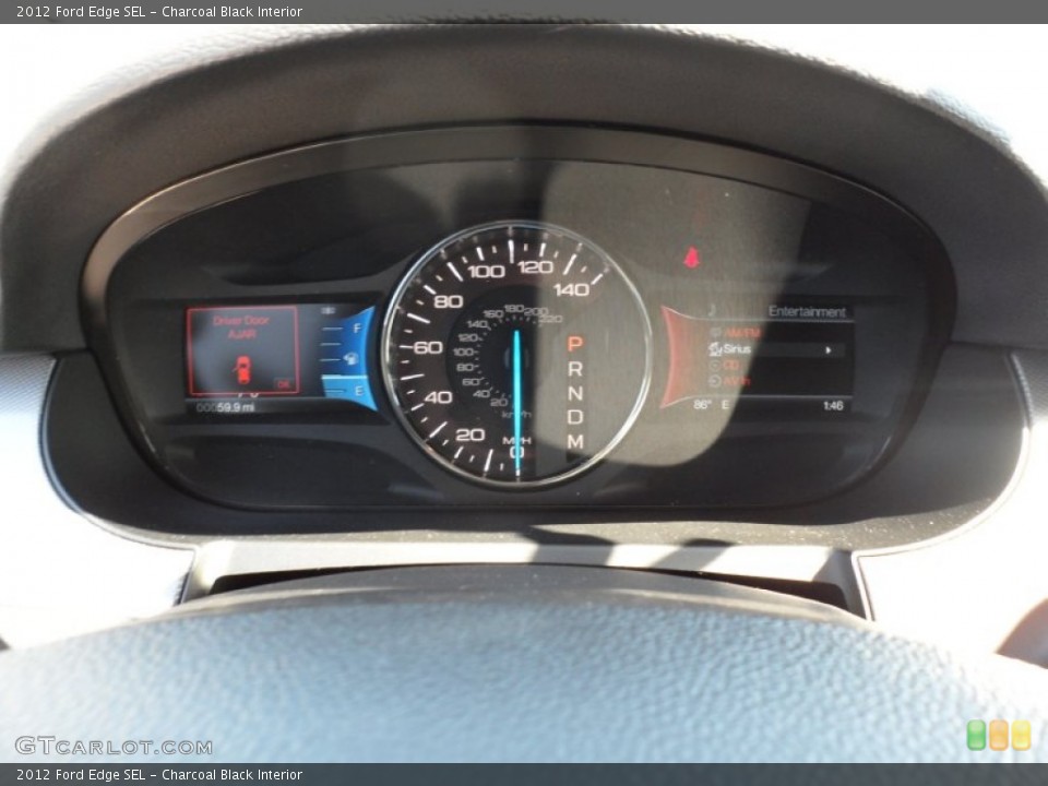 Charcoal Black Interior Gauges for the 2012 Ford Edge SEL #55400475