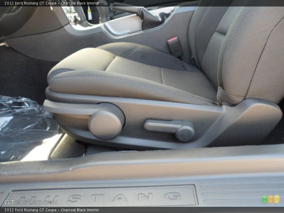 Charcoal Black Interior Controls for the 2012 Ford Mustang GT Coupe #55400553