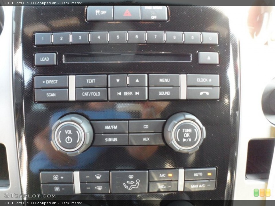 Black Interior Controls for the 2011 Ford F150 FX2 SuperCab #55400958