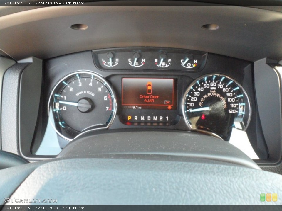 Black Interior Gauges for the 2011 Ford F150 FX2 SuperCab #55400973