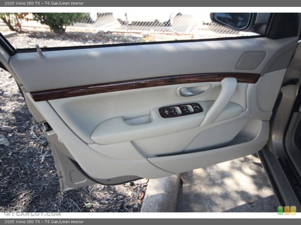 T6 Oak/Linen Interior Door Panel for the 2005 Volvo S80 T6 #55402692