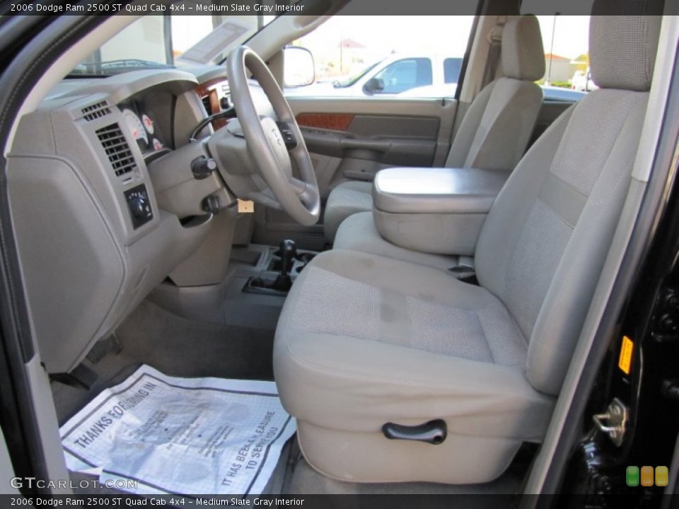 Medium Slate Gray Interior Photo for the 2006 Dodge Ram 2500 ST Quad Cab 4x4 #55403517