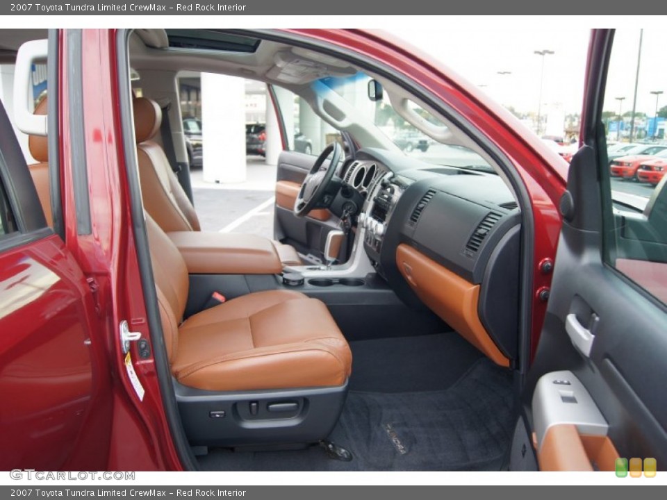 Red Rock Interior Photo for the 2007 Toyota Tundra Limited CrewMax #55403622