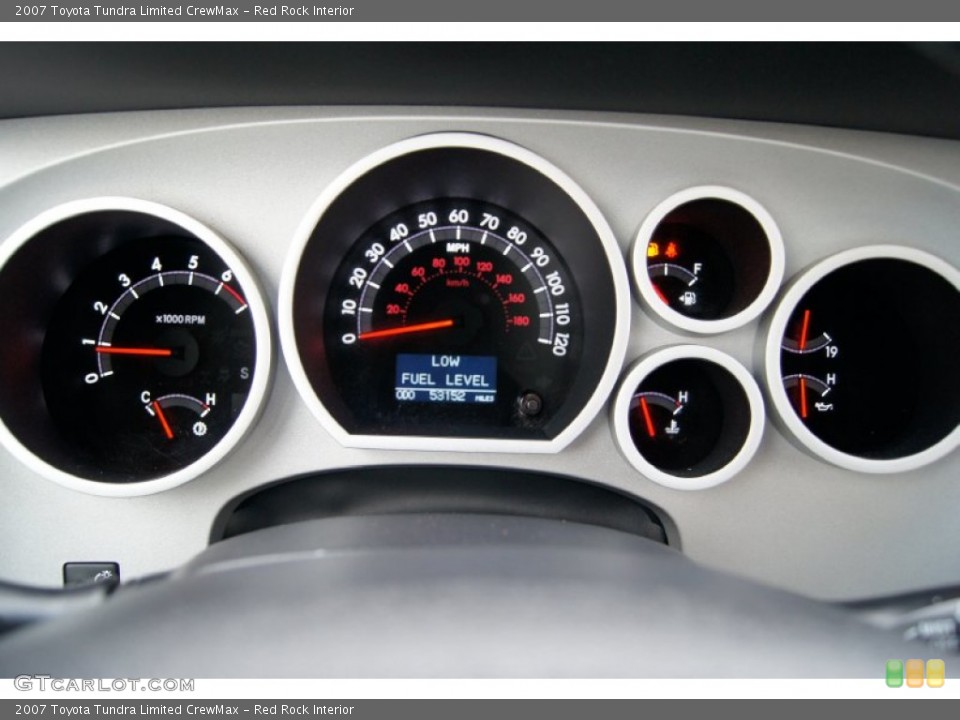 Red Rock Interior Gauges for the 2007 Toyota Tundra Limited CrewMax #55403763