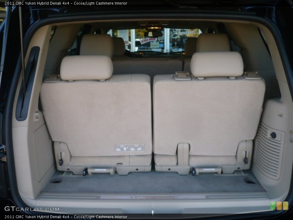 Cocoa/Light Cashmere Interior Trunk for the 2011 GMC Yukon Hybrid Denali 4x4 #55406655