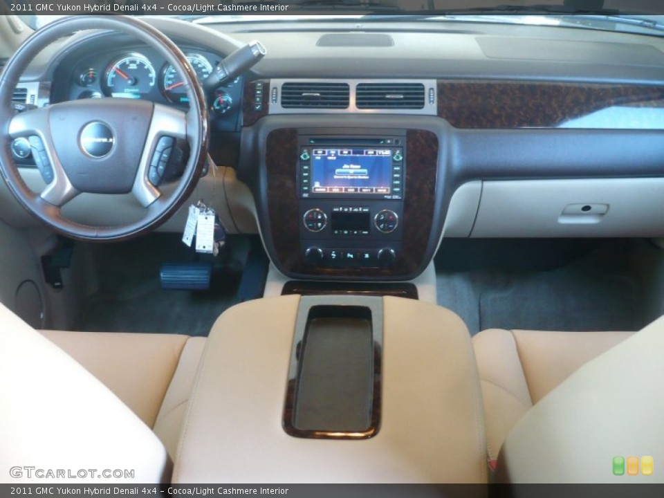 Cocoa/Light Cashmere Interior Dashboard for the 2011 GMC Yukon Hybrid Denali 4x4 #55406709