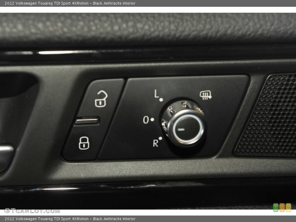 Black Anthracite Interior Controls for the 2012 Volkswagen Touareg TDI Sport 4XMotion #55407045