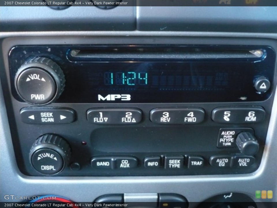 Very Dark Pewter Interior Audio System for the 2007 Chevrolet Colorado LT Regular Cab 4x4 #55407096