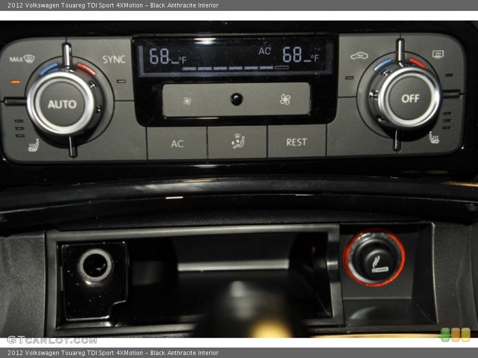 Black Anthracite Interior Controls for the 2012 Volkswagen Touareg TDI Sport 4XMotion #55407201