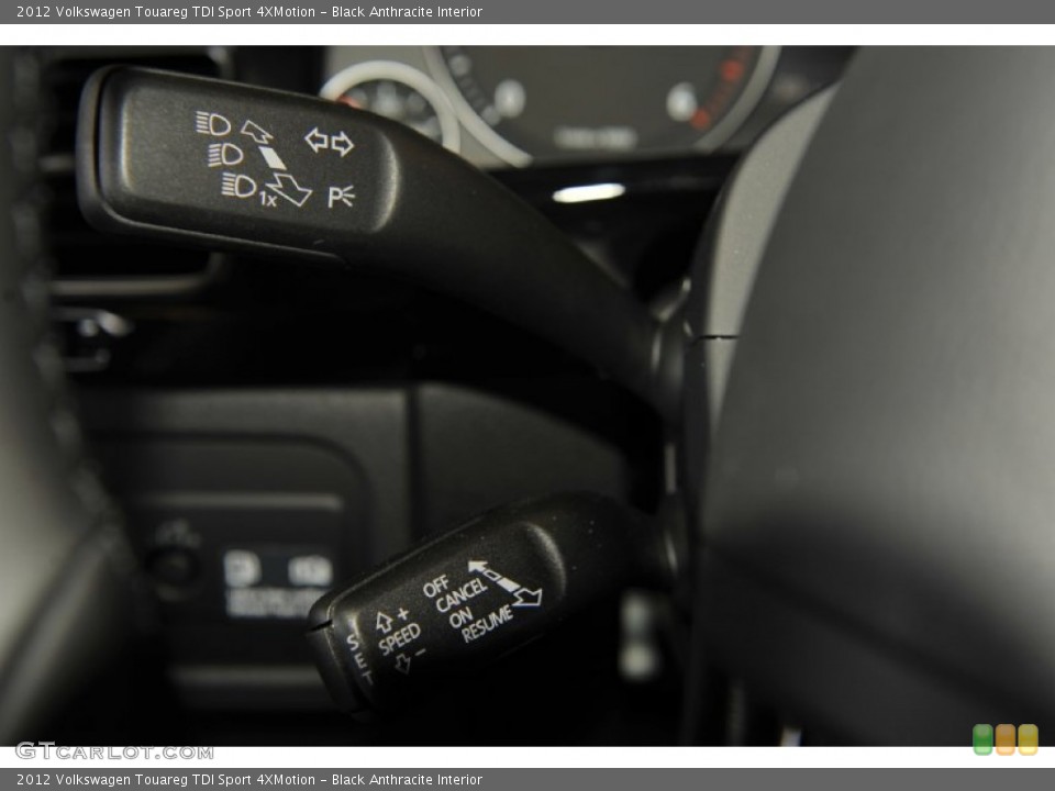 Black Anthracite Interior Controls for the 2012 Volkswagen Touareg TDI Sport 4XMotion #55407244