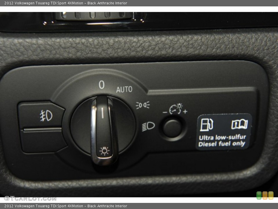 Black Anthracite Interior Controls for the 2012 Volkswagen Touareg TDI Sport 4XMotion #55407252