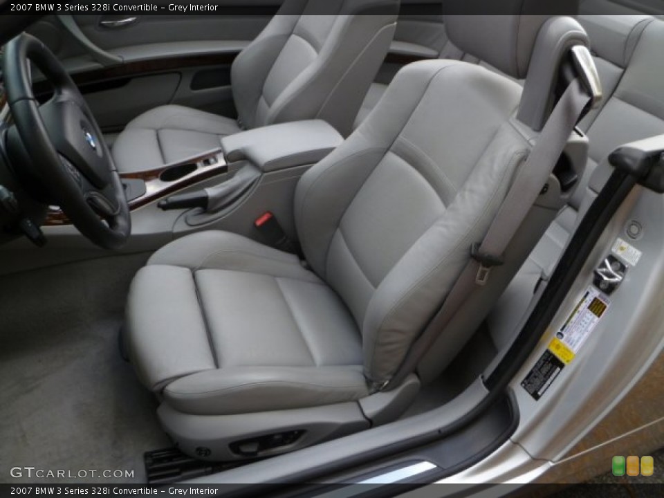 Grey Interior Photo for the 2007 BMW 3 Series 328i Convertible #55409298