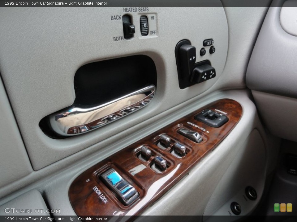 Light Graphite Interior Controls for the 1999 Lincoln Town Car Signature #55410081