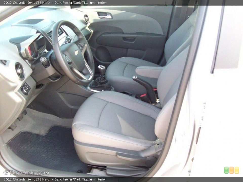Dark Pewter/Dark Titanium Interior Photo for the 2012 Chevrolet Sonic LTZ Hatch #55410546