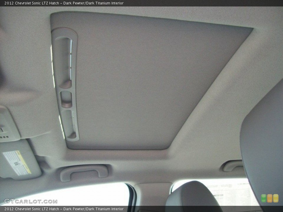 Dark Pewter/Dark Titanium Interior Sunroof for the 2012 Chevrolet Sonic LTZ Hatch #55410615