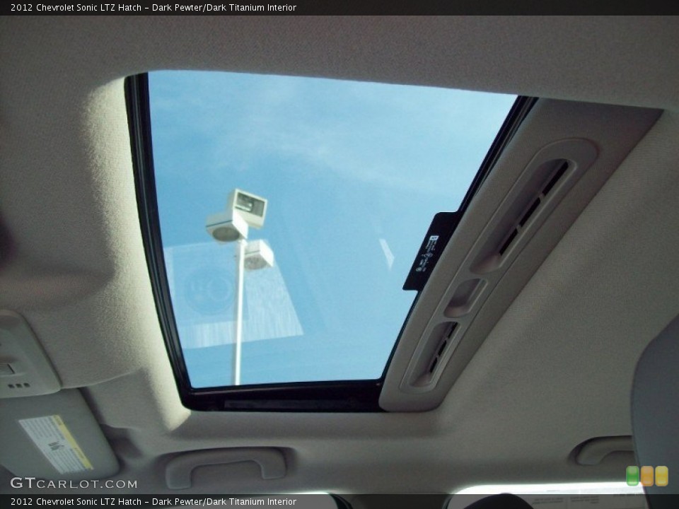 Dark Pewter/Dark Titanium Interior Sunroof for the 2012 Chevrolet Sonic LTZ Hatch #55410618