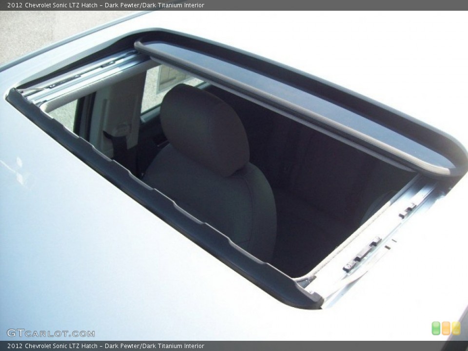 Dark Pewter/Dark Titanium Interior Sunroof for the 2012 Chevrolet Sonic LTZ Hatch #55410627