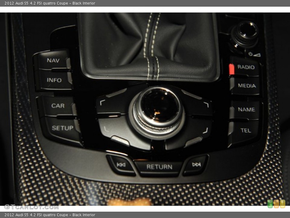 Black Interior Controls for the 2012 Audi S5 4.2 FSI quattro Coupe #55411371