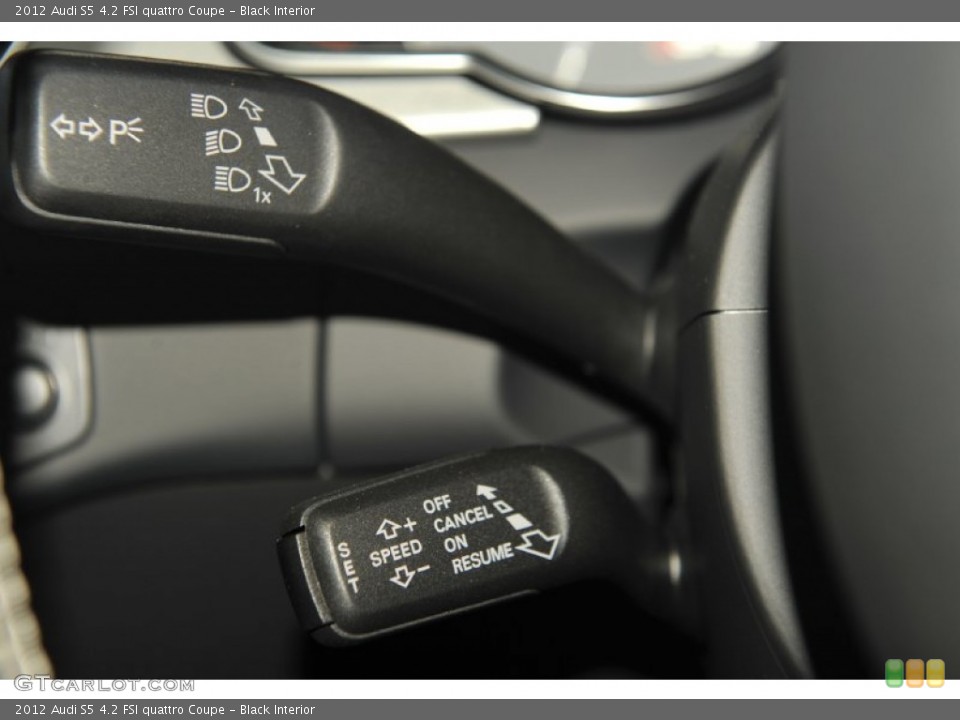 Black Interior Controls for the 2012 Audi S5 4.2 FSI quattro Coupe #55411407