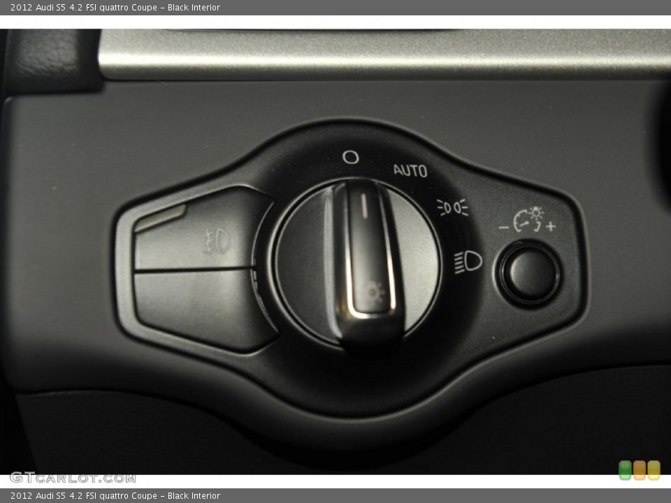 Black Interior Controls for the 2012 Audi S5 4.2 FSI quattro Coupe #55411413