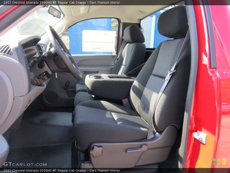 Dark Titanium Interior Photo for the 2012 Chevrolet Silverado 3500HD WT Regular Cab Chassis #55411530