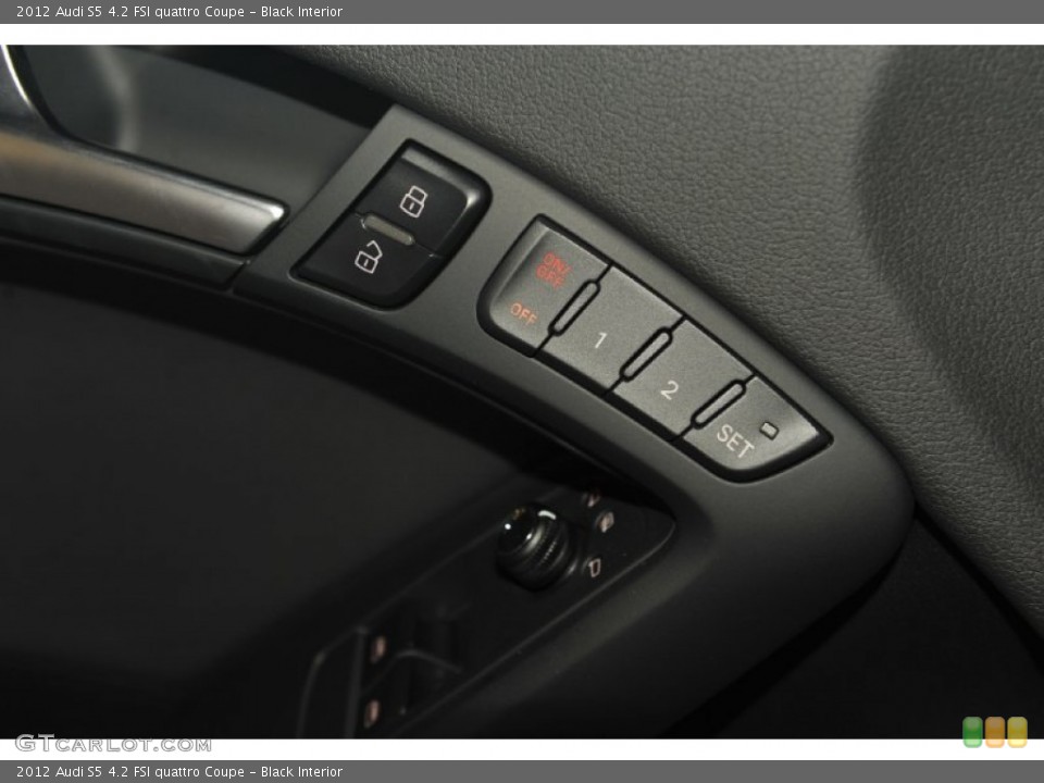 Black Interior Controls for the 2012 Audi S5 4.2 FSI quattro Coupe #55412208