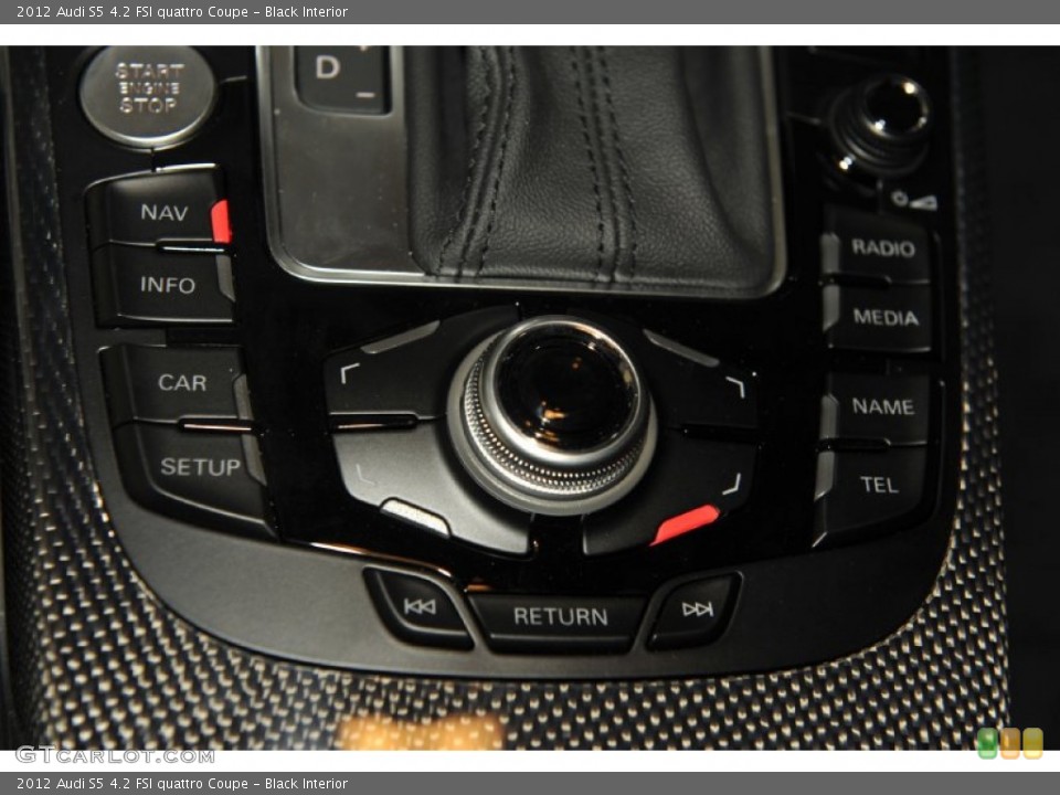 Black Interior Controls for the 2012 Audi S5 4.2 FSI quattro Coupe #55412368