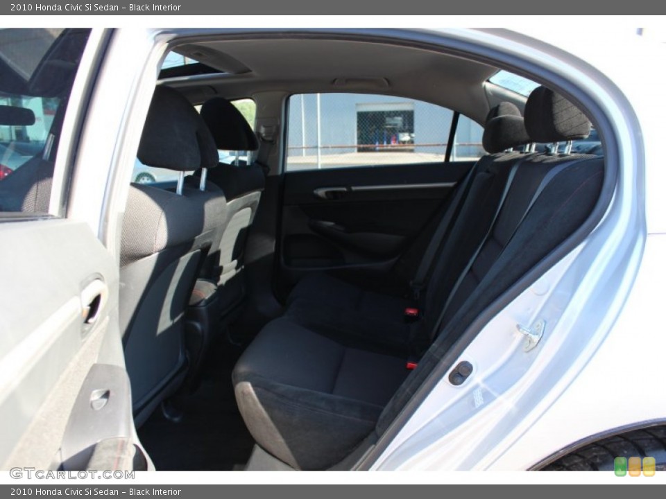 Black Interior Photo for the 2010 Honda Civic Si Sedan #55413981