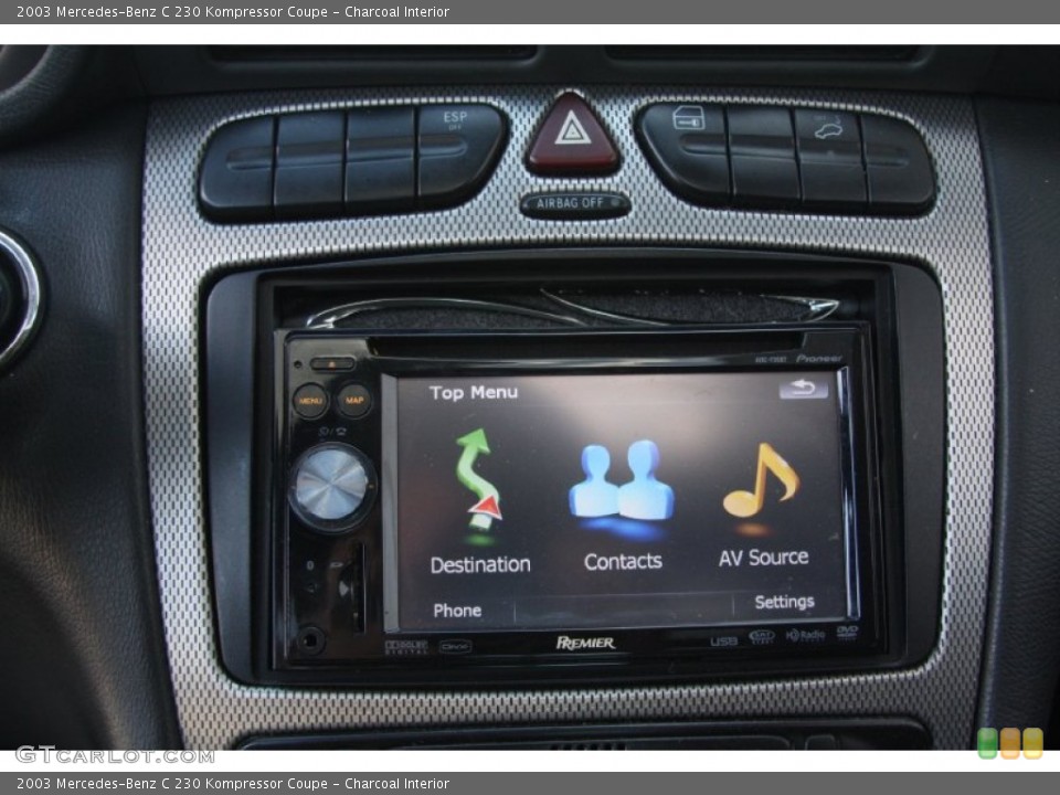Charcoal Interior Controls for the 2003 Mercedes-Benz C 230 Kompressor Coupe #55414383