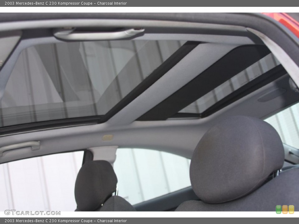 Charcoal Interior Sunroof for the 2003 Mercedes-Benz C 230 Kompressor Coupe #55414461