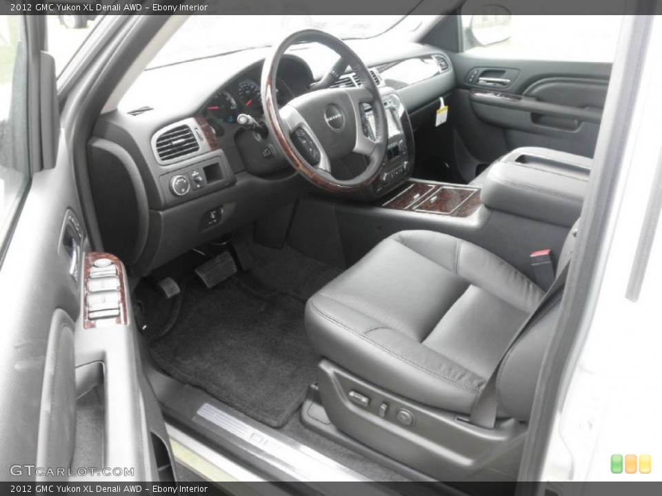 Ebony Interior Photo for the 2012 GMC Yukon XL Denali AWD #55415334