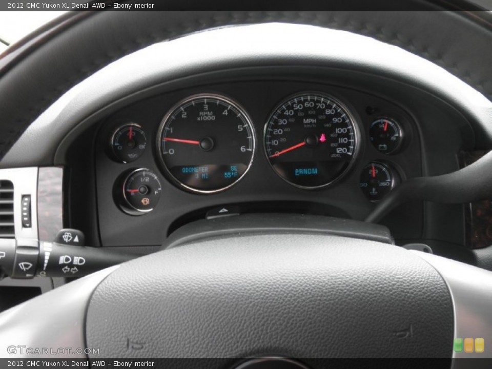 Ebony Interior Gauges for the 2012 GMC Yukon XL Denali AWD #55415367