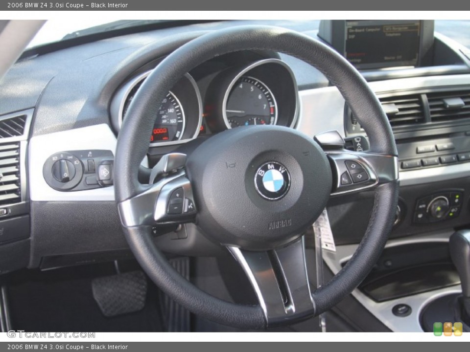 Black Interior Steering Wheel for the 2006 BMW Z4 3.0si Coupe #55415826