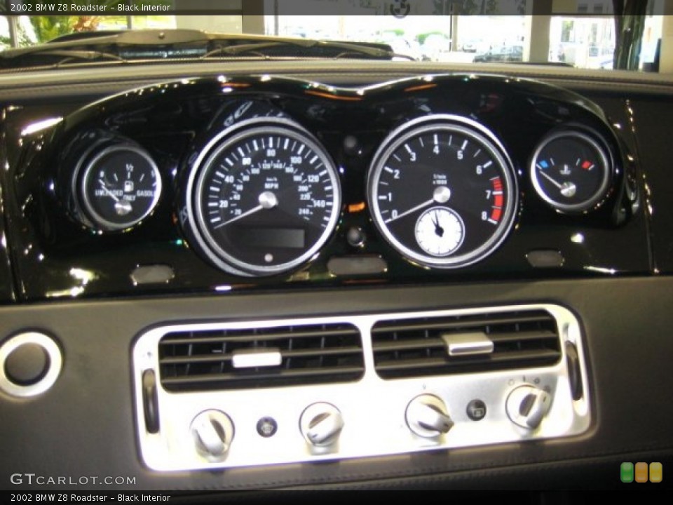 Black Interior Gauges for the 2002 BMW Z8 Roadster #55416259