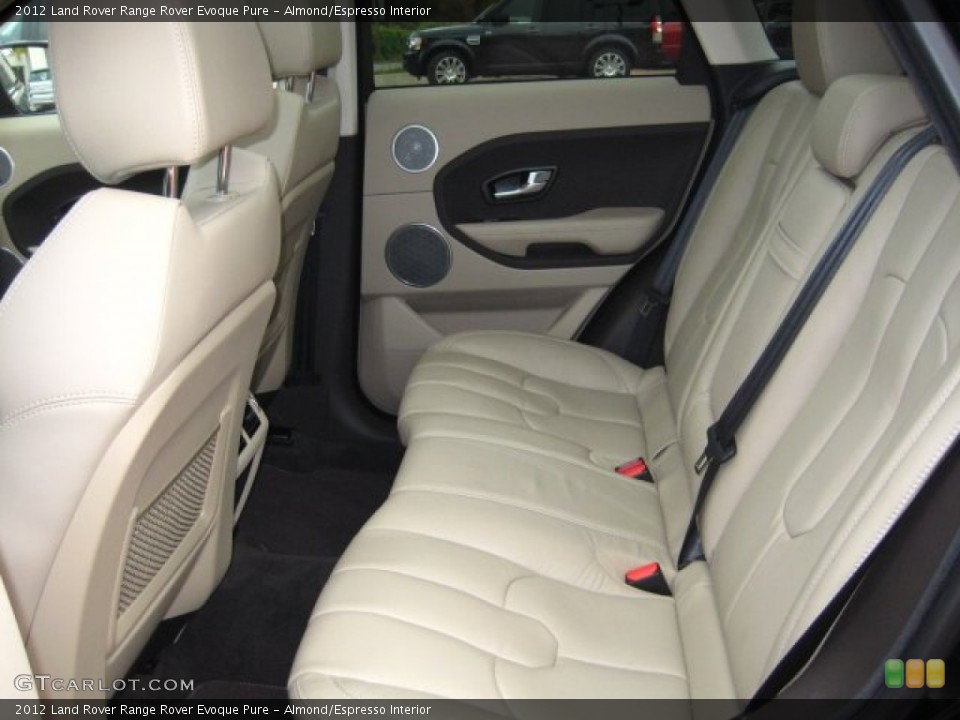 Almond/Espresso Interior Photo for the 2012 Land Rover Range Rover Evoque Pure #55416417