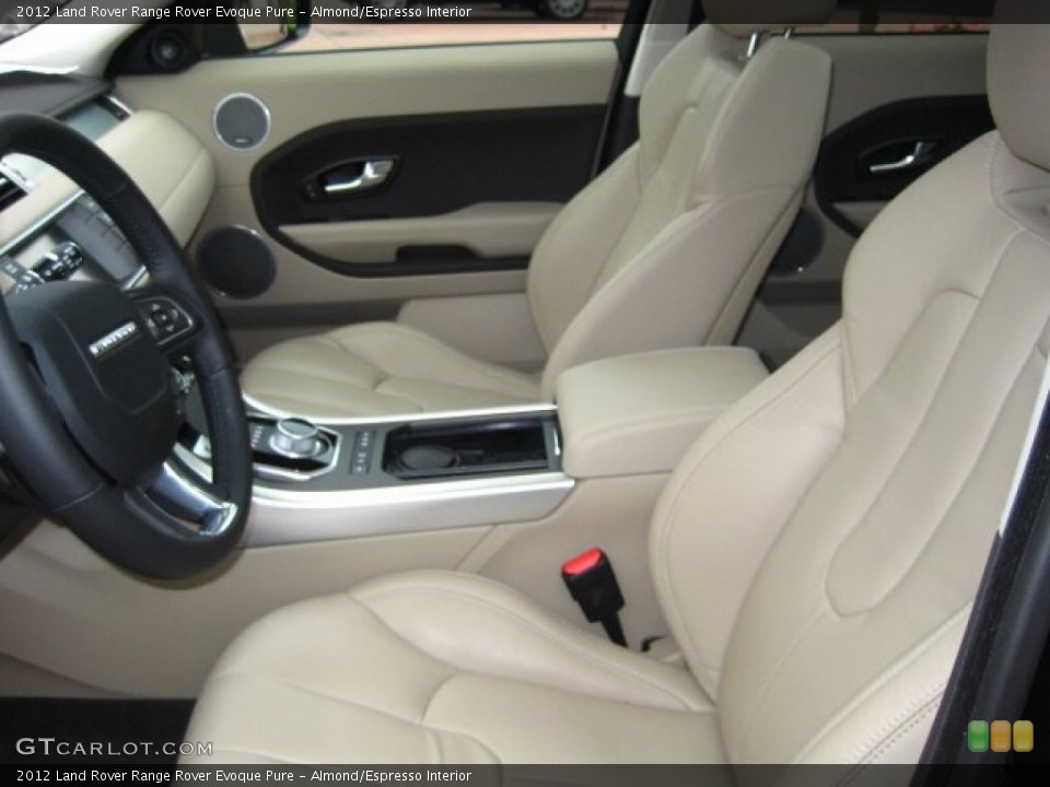 Almond/Espresso Interior Photo for the 2012 Land Rover Range Rover Evoque Pure #55416423