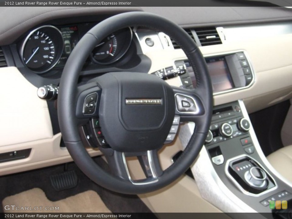Almond/Espresso Interior Steering Wheel for the 2012 Land Rover Range Rover Evoque Pure #55416432