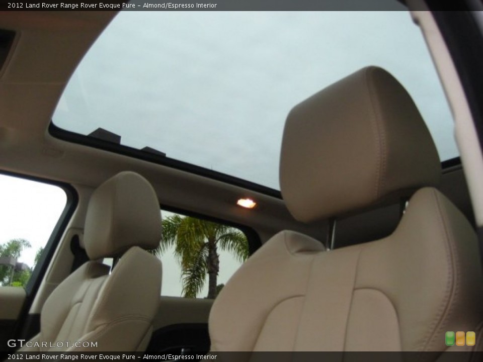 Almond/Espresso Interior Sunroof for the 2012 Land Rover Range Rover Evoque Pure #55416441